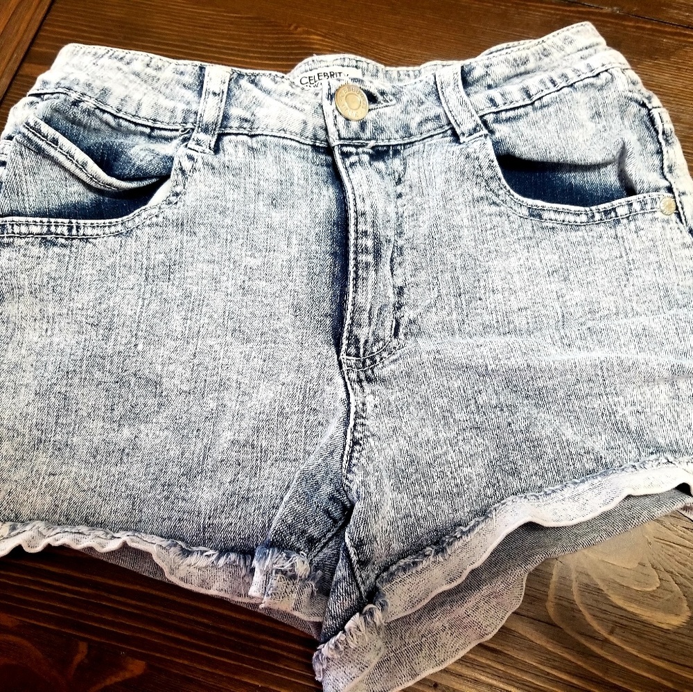 High waisted Jean short